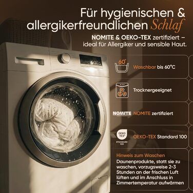 Пухові подушки BEFA NATUR 80x80 см (2 шт.) 3-камерні подушки 90 пух та 10 пера Вага наповнювача 1400 г кожна Гіпоалергенні (NOMITE) Сертифіковані для тварин (DOWNPASS) OEKO-TEX Клас 1 Зроблено в Німеччині 2 шт. 80x80 см