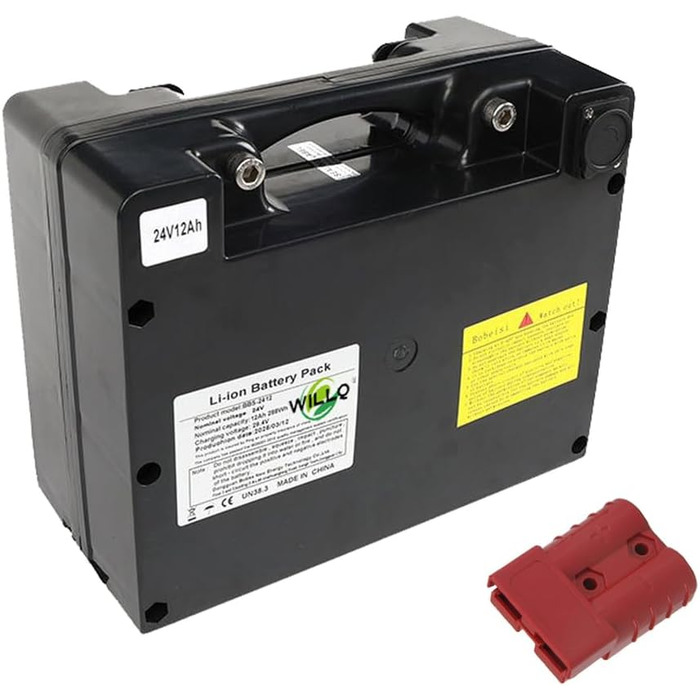 Акумулятор 24V для електричних інвалідних візків (12Ah / 15Ah / 18Ah / 20Ah) з роз’ємом Anderson