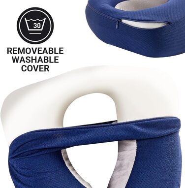 Подушка для шиї Go Travel Memory Dreamer - чорна