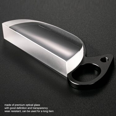 Міліметрова призма обєктива фотоапарата, портативний тонкий фільтр калейдоскопа, оптична скляна призма, фільтр спеціальних ефектів у вигляді півмісяця для дзеркальної фотокамери, фотоаксесуари для відео, 80-