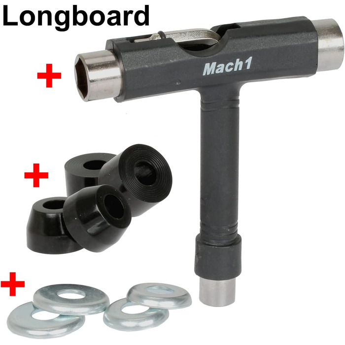 Лонгборд FunTomia Mach1 Bamboo керамічні підшипники Si3N4 drop-through camber cruiser T-Tool у комплекті бамбук + fiberglass 3-флекс повний компліт трикутник для карвінгу фрірайду оригінал Німеччина 2025