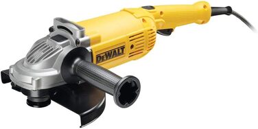 Кутова шліфувальна машина DeWalt (з кутовими шліфувальними кругами 2200 Вт/230 мм і 900 Вт/125 мм, швидке регулювання захисного ко