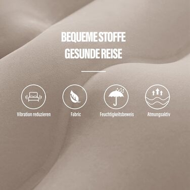 Надувний матрац Ergocar для автомобіля Happy Cat з насосом, подушка для кемпінгу та автокрісла для подорожей, кемпінгу, двору та пляжу (синій)