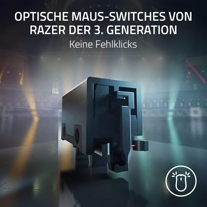 Легка бездротова ергономічна кіберспортивна миша (63 г, оптичний сенсор Focus Pro 30K, перемикач миші Gen-3, бездротовий зв'язок H