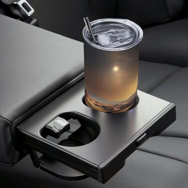 Кухоль з прямою трубочкою, дизайн пустелі Сахара, дорожній кухоль, підходить для кемпінгу, офісу та дому, 590 мл