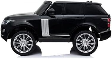 Дитячий електромобіль Range Rover Vogue чотириколісний шкіряне сидіння дитячий автомобіль 4X4, MP4 2-місний чорний