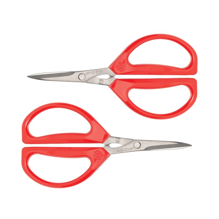 Ножиці кухонні Joyce Chen Original Unlimited, універсальні кухонні ножиці зі зручними ручками, червоні, 2 шт. и (2 шт.) червоного кольору.