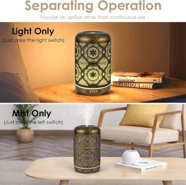 Мл, преміальний ультразвуковий ароматичний дифузор для ефірних олій із 7-кольоровим світлодіодним підсвічуванням, електрична ароматична лампа зволожувача, безводне автоматичне відключення, 250