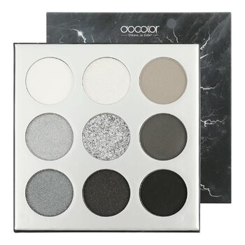 Палітра тіней Docolor Black Smokey Palette (9 відтінків)