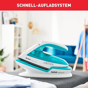 Акумуляторна парова праска Tefal FV6520 Freemove Air 2400 Вт 25 г / хв безперервної пари 115 г / хв парового удару Акумуляторна те