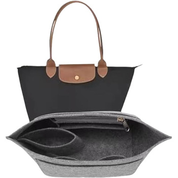 Органайзер для сумок ука для Longchamp Le Pliage, для органайзера Longchamp, органайзер для сумок з фетру, з багатофункціональними кишенями великої місткості M