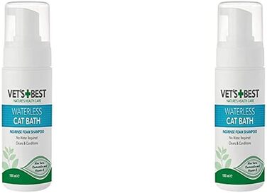 Безводний шампунь Vet&39s Best Waterless Cat Bath, не змивати, 150 мл (упаковка з 2 шт. )