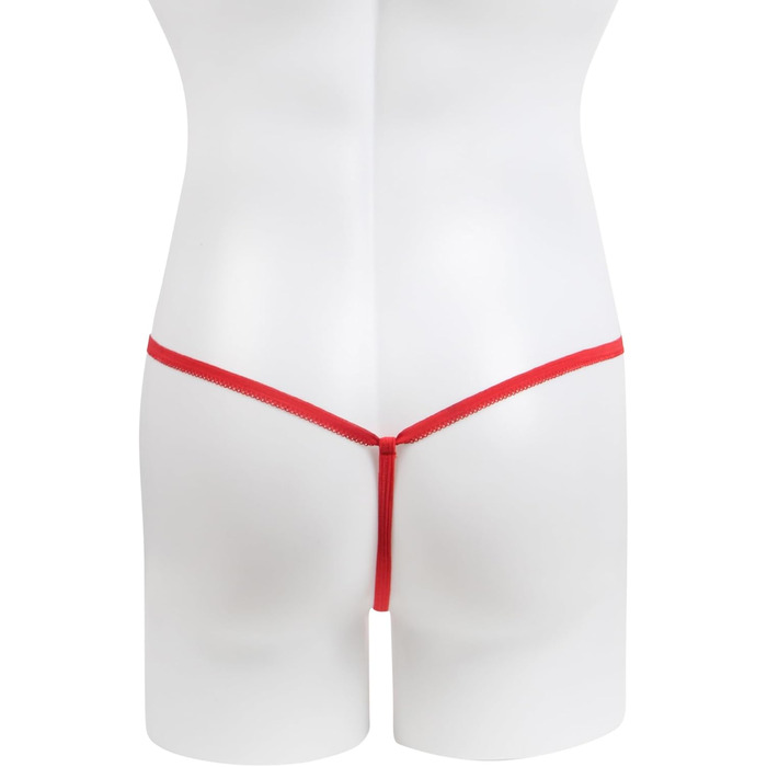 Різдвяна нижня білизна чоловіча сексуальна стрінги з Т-подібним зворотом чоловіча білизна сіссі з відкритою промежиною сліп різдвяна нижня білизна гей нижня білизна кумедні міні-стринги один розмір червоний один розмір