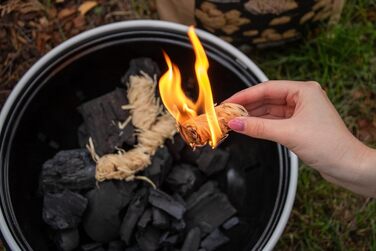 Димохідний розпалювач, вогневий розпалювач, (екологічний розпалювач, виготовлений з натуральних продуктів - віск, натуральне дерев