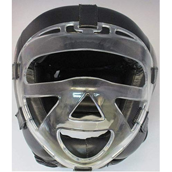 Захист голови Orkan Fighter з маскою зі шкіри, розмір L