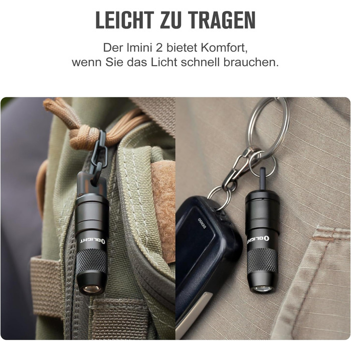 Міні-світлодіодний USB-ліхтарик-брелок з магнітною основою, 50LM 19.5g EOS брелок для ключів, ручний ліхтарик, IPX6 маленький ліхтарик для кемпінгу, відпочинку на природі, надзвичайних ситуацій, чорний 1, 2