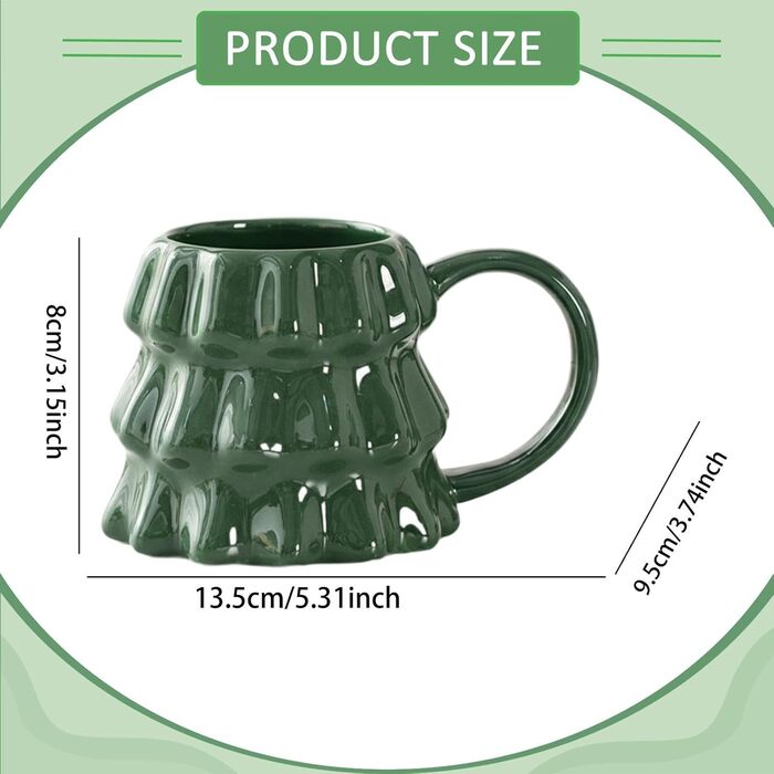 Різдвяна кружка з гойдалкою, ідеально підходить для дому чи офісу