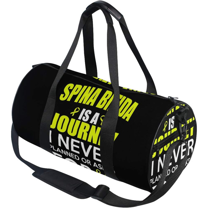 Спортивна сумка з принтом Боротьба зі спинномозковою килою, дорожня сумка для подорожей та вихідних