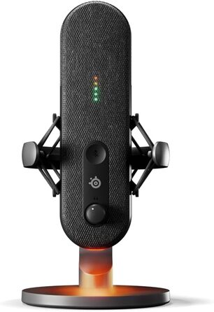 Мікрофон SteelSeries Alias USB для ПК - в 3 рази більша капсула для ігор, потокового мовлення та подкастингу - шумозаглушення зі ш