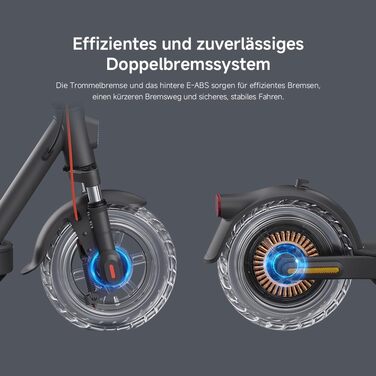 Або 5 Max з допуском до експлуатації в Німеччині (макс. 20 км/год, запас ходу до 70 км та нахил 25, пневматичні шини, подвійні гальма, дисплей, застосунок). 5 Elite Max запас ходу 45 км, 4 Lite, 4 Pro Plus, 4 Ultra, 5 Elite, 5, 5 Pro