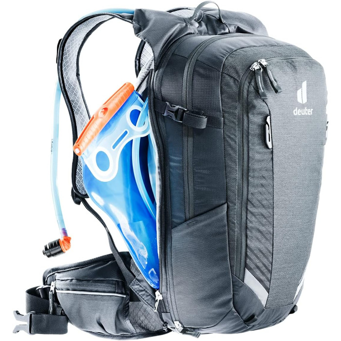 Велосипедний рюкзак Deuter Compact EXP 14 графітово-чорного кольору