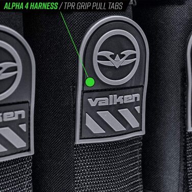 Пейнтбольний ремінь Valken Alpha 4 Pod Blue