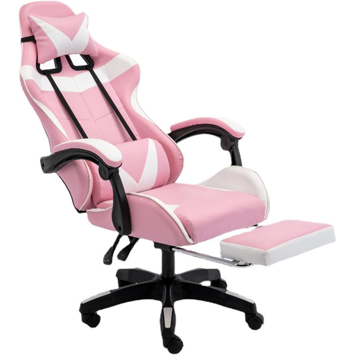 Ігрове крісло Комп&39ютерне крісло Крісло для домашнього офісу Інтернет-ігрове крісло Барне спортивне крісло-підйомник Чорний білий