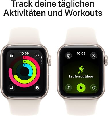 Розумний годинник Apple Watch SE 3 GPS 40 мм з алюмінієвим корпусом Polaris та спортивним ремінцем Polaris Sport Band (S/M). Фітнес-трекер та трекер сну, пульсометр, завжди ввімкнений дисплей, водонепроникність. S/M - підходить для зап&39ясть обхватом 130