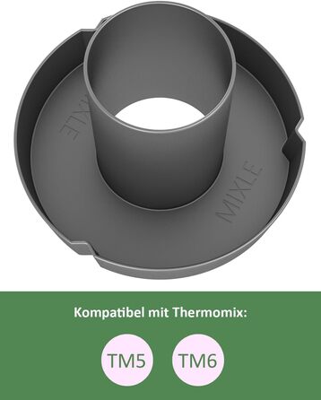 Змішувальна камера Mixle, редукція змішувальної чаші, сумісна з Thermomix TM6, TM5, більш ефективне подрібнення їжі