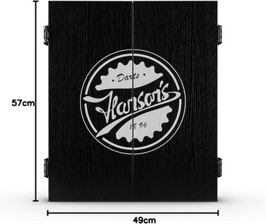 Електронний дартс oneConcept Dartmaster 180, E-Darts, Мішень для гри в дартс до 8 гравців, віртуальний суперник, світлодіодні дисплеї, 12 чорних дротиків з малюнком