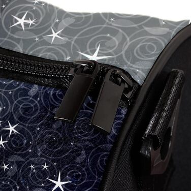 Спортивна сумка, маленька дорожня сумка, сумка для йоги, сірий зоряний візерунок, фітнес-сумка для активного відпочинку, ручна поклажа