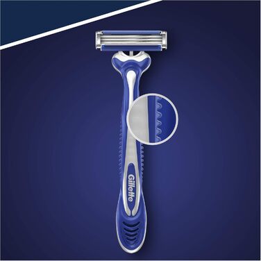Чоловіча одноразова бритва Gillette Sensor3 Comfort, бритва з стрічкою Lubrastrip, 3 2 бритви