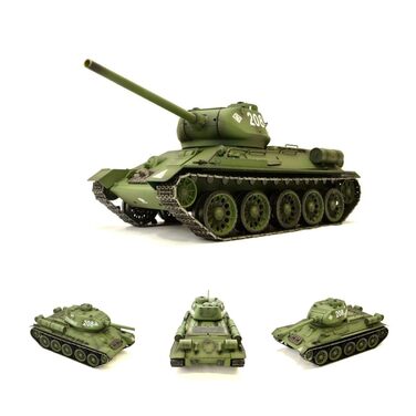 Радіокерований танк T-34/85 (116) Heng Long - з димом, звуком, сталевими шестернями та 2.4Ghz - V7.0