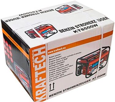Бензиновий електрогенератор KT-8500W, безперервна потужність 3,0 кВт
