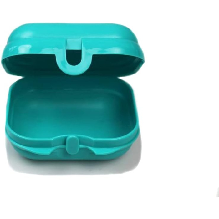 Туpperware To Go Mini-Twin світло-бірюзова ланч-бокс, маленький (на 2 відділення)