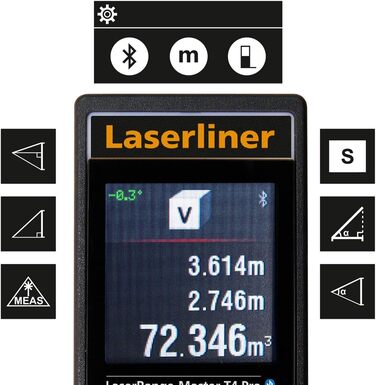 Лазерний далекомір Laserliner LaserRange-Master T4 Pro