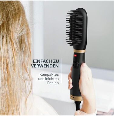 Термощітка Rowenta Powerstraight Air 2-в-1 для сушіння та випрямлення волосся, UB5920F0