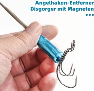 2 Sizes Stable Hook Remover Fishing, Fast Sea Fishing Hook Remover Disgorger Portable Hook Remover Fishing Rehooking with Magnets for Small and Large Hook Remover Fishing Accessories, 2 Sizes Stable Hook Remover Fishing, Fast Sea Fishing Hook Remover Disg