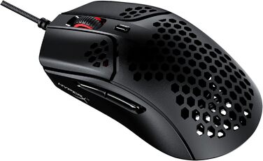 Ігрова миша HyperX Pulsefire Haste - надлегка, 59 г, стільниковий корпус, шестигранний дизайн, кабель HyperFlex, до 16 000 DPI, 6