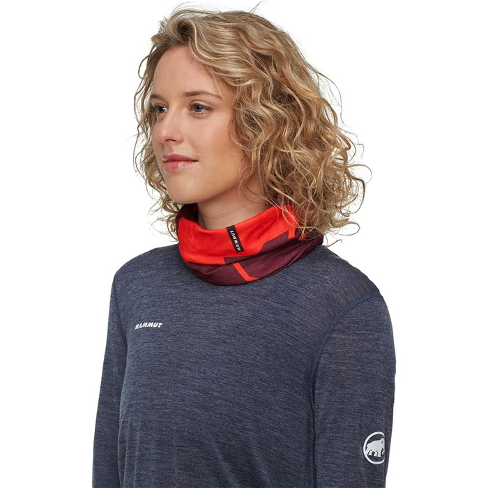 Махрома Mammut з логотипом, один розмір - 3807 Mammut Червоний / Вінтажний