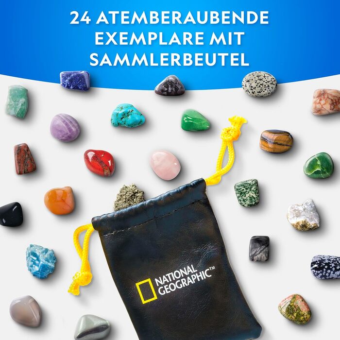 Адвент-календар NATIONAL GEOGRAPHIC 2024, самоцвіти та ювелірні вироби