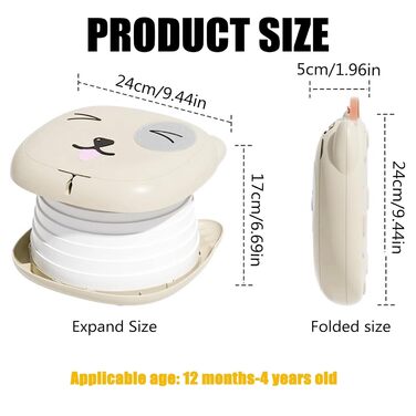 39s Travel Potty, Baby Children&39s Toilet, Portable Potty Seat Portable Travel Toilet Children Travel Toilet Children Foldable fo