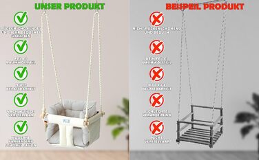 Дитячі гойдалки кімнатні з дерева граба з анкерними та кріпильними матеріалами для стелі, дитячі гойдалки садові, вантажопідйомніс