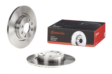 Гальмівні диски Brembo 08.A268.10 (комплект 2 шт.), чорні