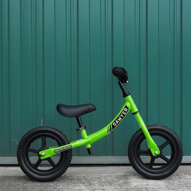 Надлегкий велосипед-балансир - для дітей 2, 3, 4 і 5 років, зелений