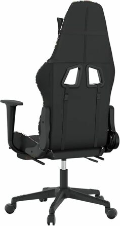 Ігрове крісло з підставкою для ніг, крісло для ПК, ігрове крісло, крісло для геймерів, крісла для домашнього офісу, крісла для ігор, крісло для PlayStation, комп&39ютерне крісло, чорна та камуфляжна штучна шкіра