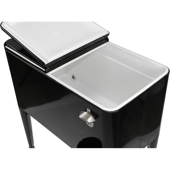 Кулер Kailua - коробка-холодильник, візок-холодильник, охолоджувач для напоїв, чорний