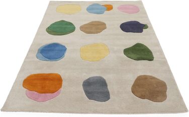 Килимок для дитячої кімнати, 160 x 230 см, дитячий килимок для дітей, ігровий килимок, сучасний дизайн, середній ворс, вовна, без