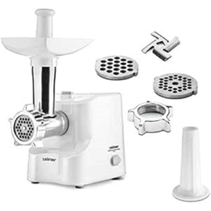 Електрична м'ясорубка, 1000, пластик і нержавіюча сталь, біла 1000 Вт, 8507672 ZMM1010B