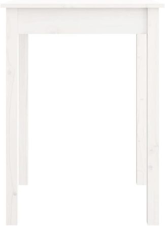 Обідній стіл, Місткий обідній стіл, Стіл для їдальні, кухні, ресторану, Кухонний стіл, Дерев&39яний обідній стіл, Білий масив сосни, 55 см